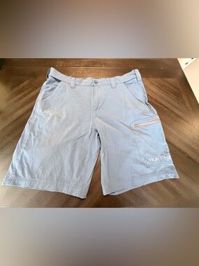 Huk Men’s Next Level Performance Fishing Shorts Blue Size XL